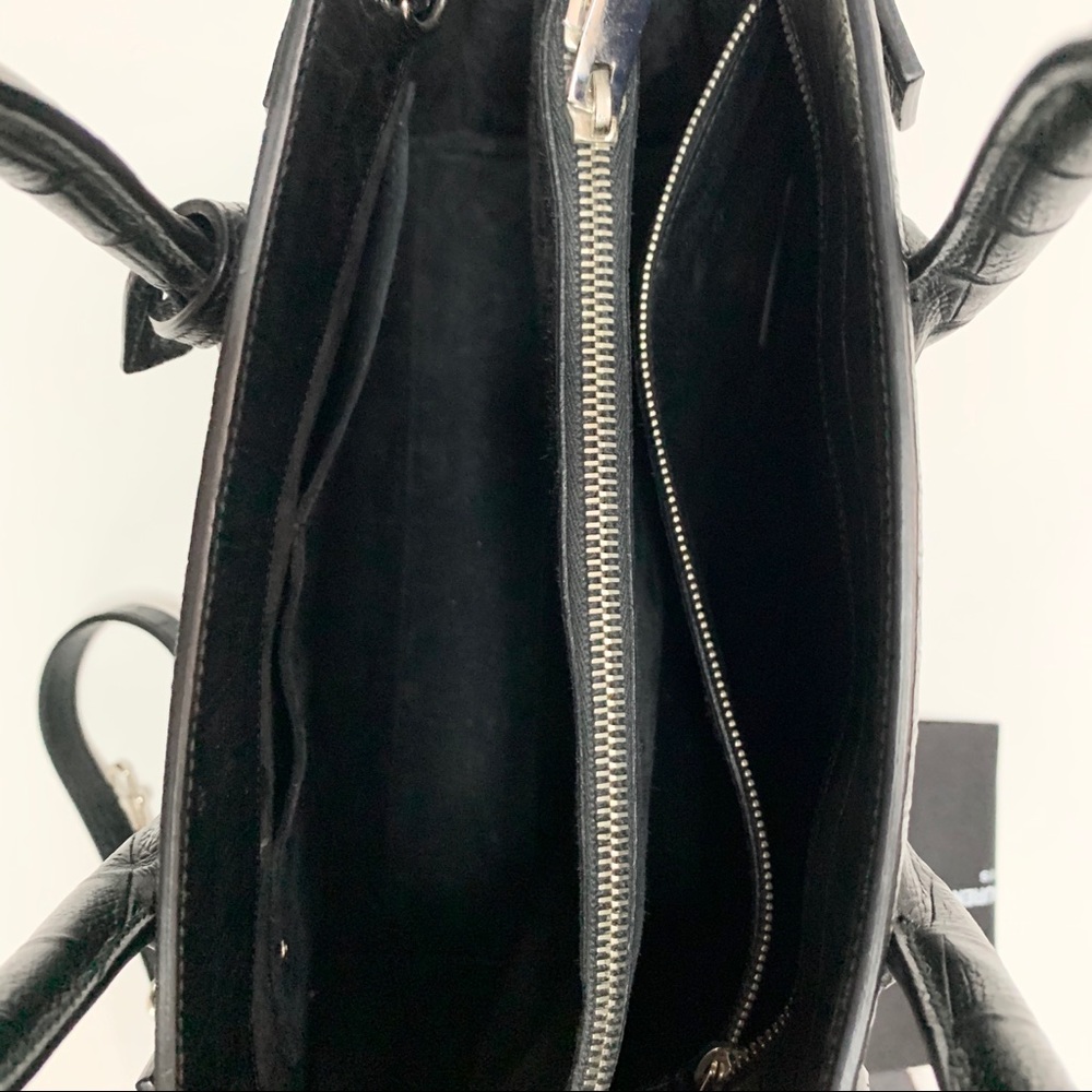 Saint Laurent Small Croc Embossed Sac de Jour - Picture 13 of 14